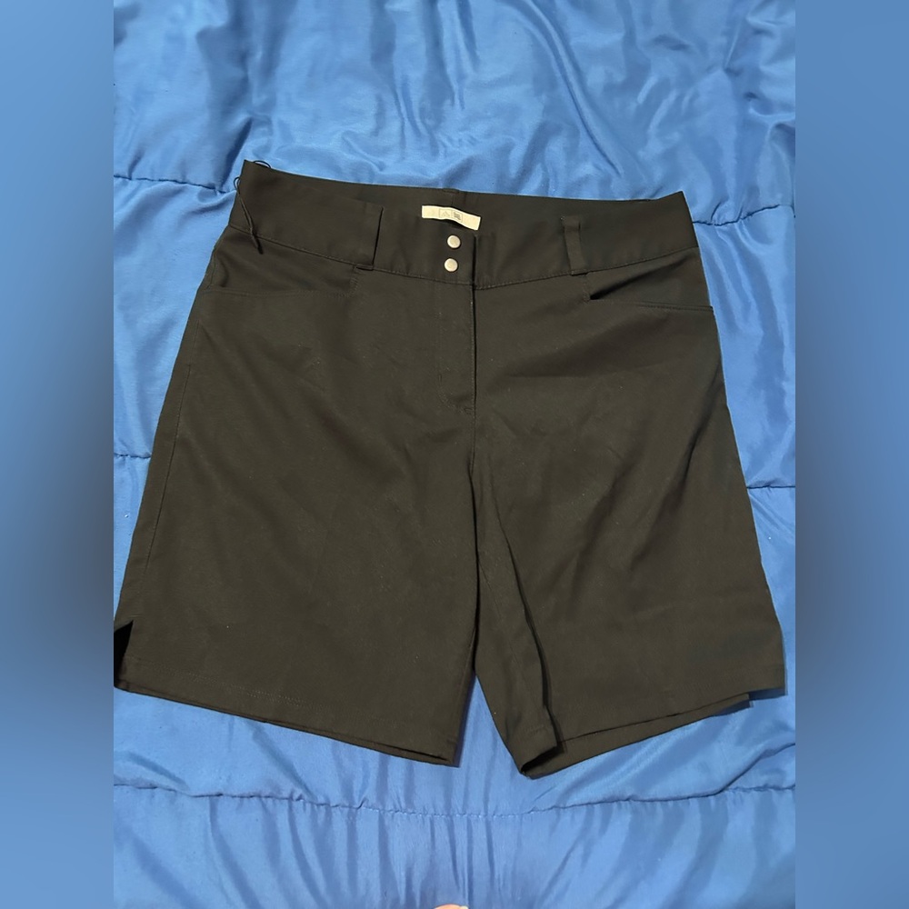 Adidas Lightweight Drifit Black Women's Golf Shorts Size Medium